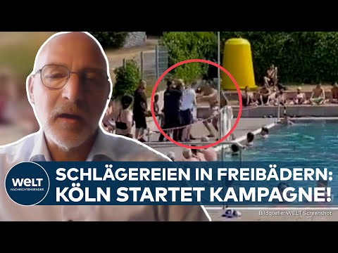 FREIBÄDER: Gewalt und Schlägereien in Schwimmbädern - Köln startet Anti-Gewalt Kampagne für Besucher