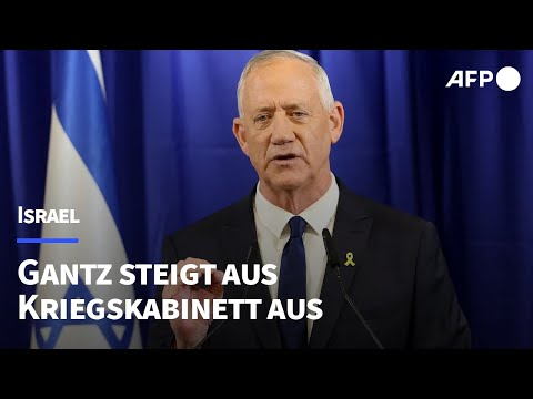 Israel: Netanjahu-Rivale Gantz tritt aus Kriegskabinett aus | AFP