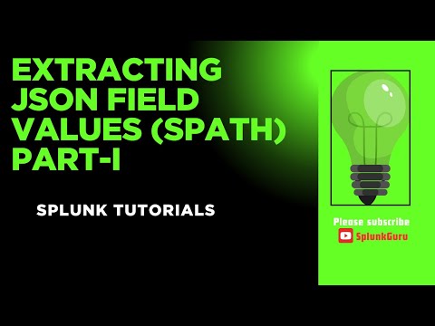 Json Data Extraction Using Spath Command Splunk