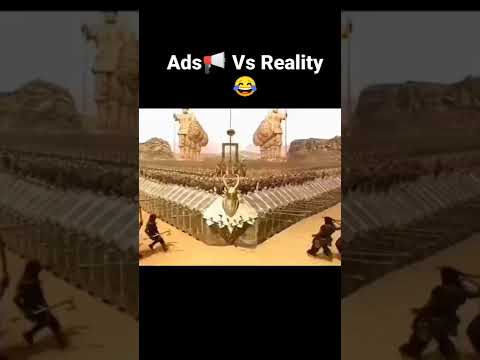 Mobile Ads📢 VS Reality || Lords Mobile ||#shorts #funnyvideo 😂