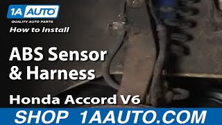 How To Replace ABS Sensor and Harness 92-95 Honda Accord