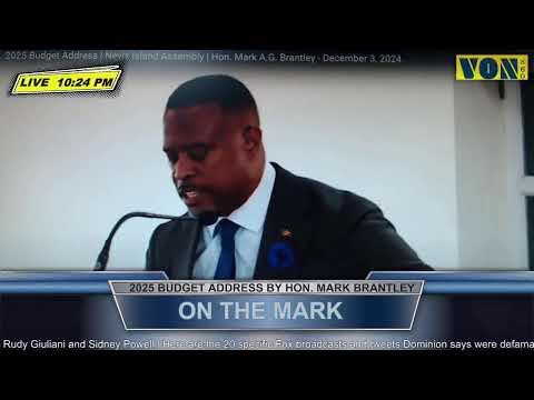 ON THE MARK 2025 BUDGET ADDRESS