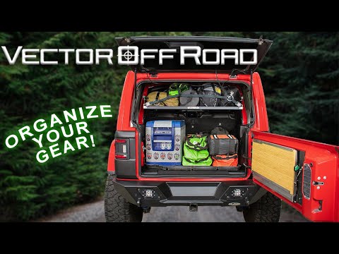 Vector Off Road Cargo Basket - 2018+ Jeep Wrangler JL