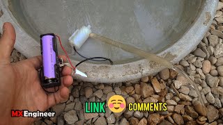 DIY | Make Miniature Water Pump with DC Motor