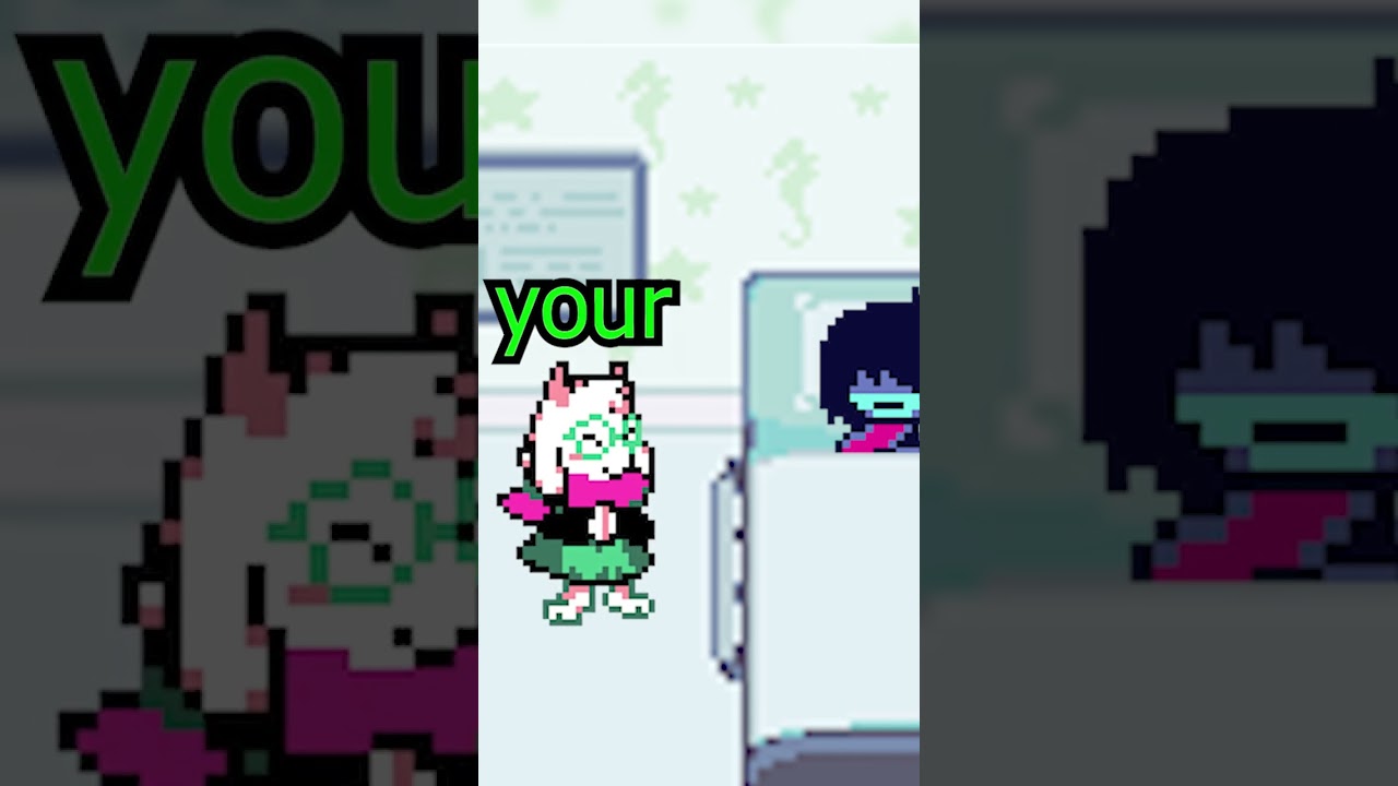 Jealousy... #ralsei #deltarune #memes #funny #kris #meme #fun #animation