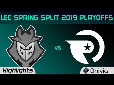 G2 vs OG Highlights Game 1 LEC Spring 2019 Playoffs G2 Esports vs Origen LEC Highlights By Onivia