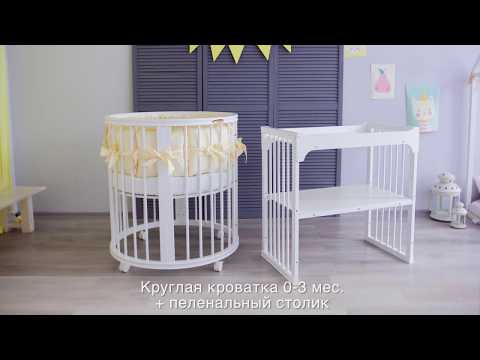 Трансформации кроватки PremiumBaby Ecosleep 9в1