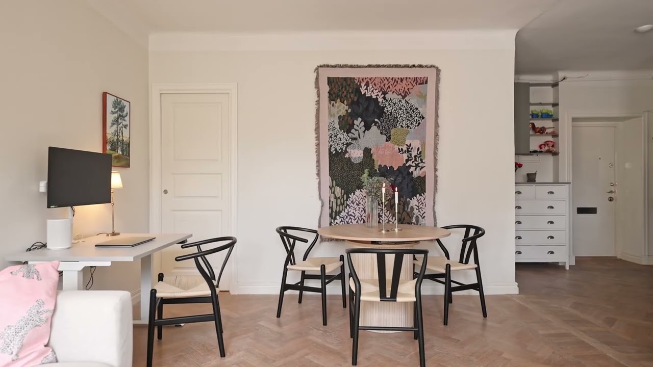 2 rum Lägenhet på Hallandsgatan 46A, 4 tr Södermalm - Katarina Stockholms kommun - video