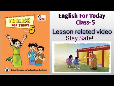 English For Today,  Class 5, Stay Safe! Lessons 2-3, Unit 23, #englishfortoday #languagepractice