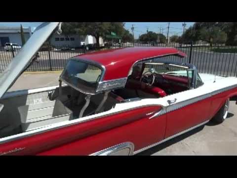 1959 Ford Fairlane 500 Galaxie Skyliner Retractable Hardtop in action