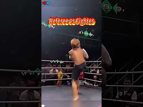 Referre VS Fighter#referee #mma #youtube  #fyp #usa