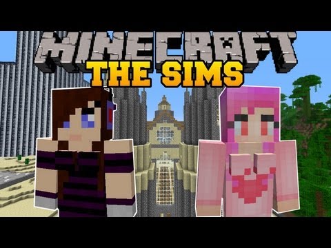PopularMMOs - Minecraft : THE SIMS (BUILD ANYTHING, RELATIONSHIPS, STRUCTURES) Sim-U-Kraft Mod Showcase