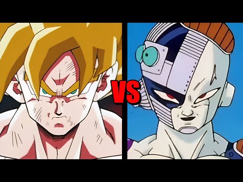 SSJ Goku (Namek) VS Mecha Frieza is REALLY Unfair!
