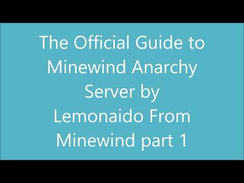 Mastering Minewind: The Ultimate Anarchy Server Guide