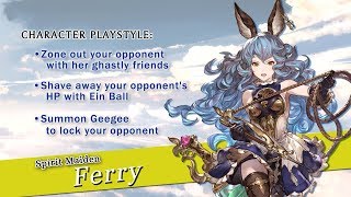 Granblue Fantasy: Versus - Character trailer (Ferry)