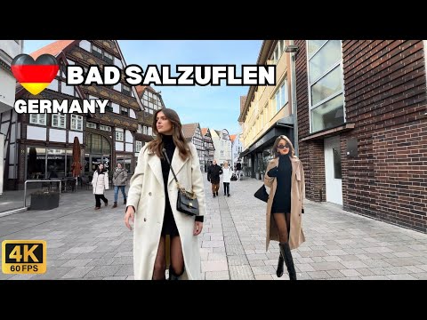 Deutschland Bad Salzuflen Rundgang [ 4K HDR - 60fps ]