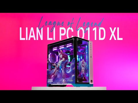 커스텀수냉 빌드 - 리안리 PC-O11D XL LOL 영혼의 꽃 아리 에디션 케이스로 커스텀수냉PC 업그레이드 빌드 제작기 (타임랩스/잼나요)