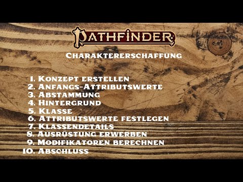 Pathfinder 2 - Charaktererstellung [Deutsch]