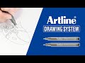 Fineliner Artline technisch 0.8mm zwart