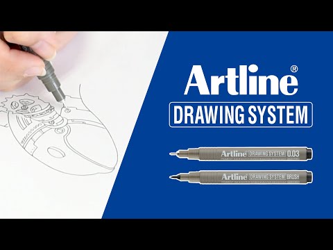 Fineliner Artline technisch 0.8mm zwart