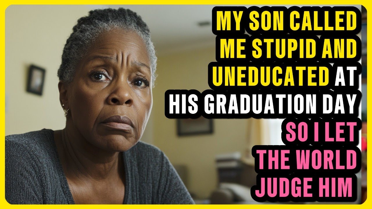 My Son Called Me STUPID & Uneducated at His Grad Day - So I Let The World JUDGE Him