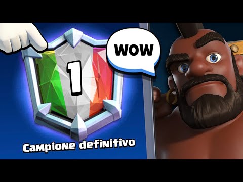 REAZIONE al PRIMO in ITALIA con DECK DOMATORE! - Clash Royale