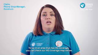 What do I need to get 4G data with Tesco Mobile?