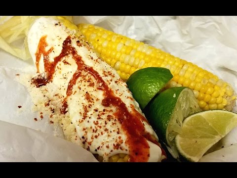 Elotes -  Mexican Style Street Corn Recipe Video
