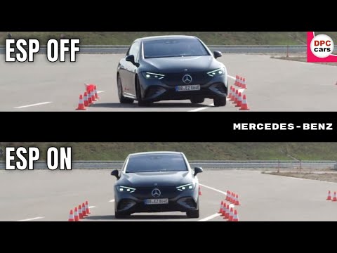 2023 Mercedes Brake Control and ESP Systems Demo With EQE & GLC