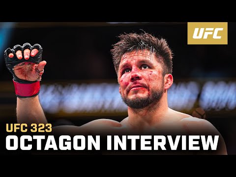 Henry Cejudo Octagon Interview | UFC 323
