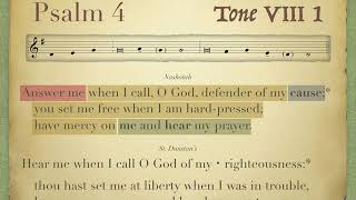 Anatomy of Psalm Tone