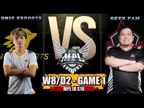 [ENGLISH] GEEK FAM VS ONIC ESPORTS GAME 1 | MPL ID S10