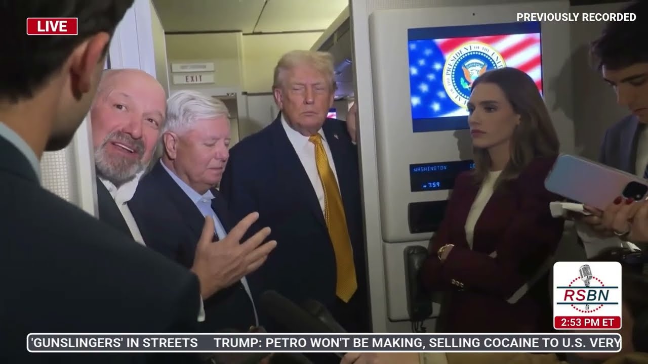 WATCH: President Trump Speaks to the Press on His Way to The White House - 1/4/26