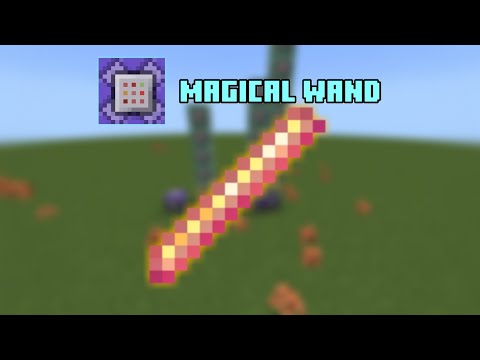 How to make Magical Wand in Minecraft Bedrock with Command Blocks