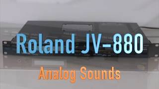 Video thumbnail for Roland JV-880 Analog Synths by synthlegends