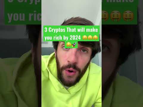 3 CRYPTOS TO MAKE YOU RICH BY 2024 🤑🤑🤑 #dogecoin #crypto #bestcrypto #eth