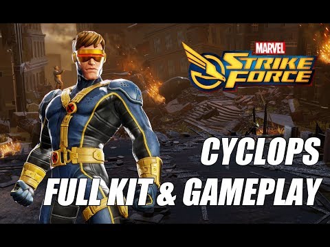 CYCLOPS FULL KIT + GAMEPLAY REVEAL - TOO LITTLE, TOO LATE? - Marvel Strike Force