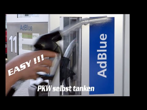 GÜNSTIG adBlue an der Tankstelle selbst auffüllen 1€/l / how to fill up adBlue cheap @ gas station