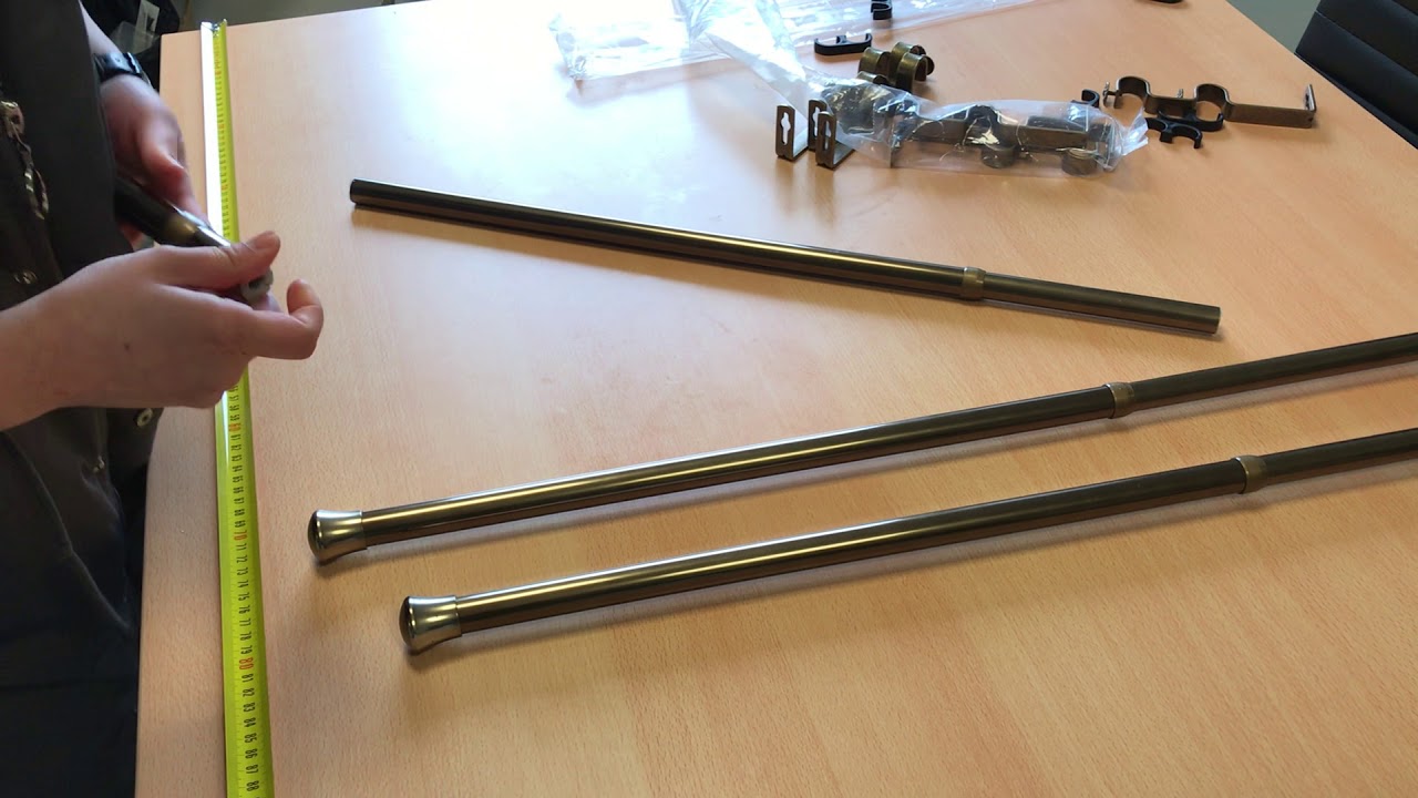 Watch video How to change the Double Bay Window Curtain Rod to Double Corner Window Curtain Rod Now How to change the Double Bay Window Curtain Rod to Double Corner Window Curtain Rod