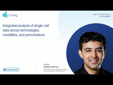 When AI Meets Biology Webinar | Dr. Rahul Satija | Integrated analysis of single-cell data