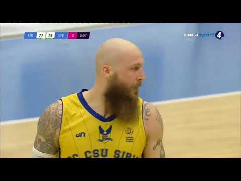 Tyler Laser (CSU Sibiu) game winner vs CSM Steaua