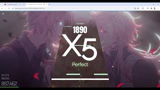 Cover art for (99.05% S+) ヒアソビ Hiasobi / PLAY WITH FIRE (Chronoir Cover) | Rhythm Plus