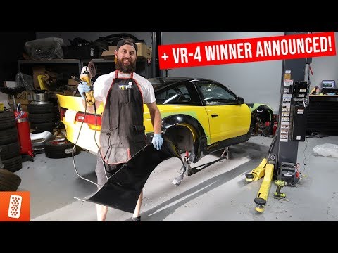 WE GOT A ROCKET BUNNY WIDEBODY KIT FOR THE S13!!!!