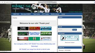 Web Site for buy fixed matches runbet-1x2.com