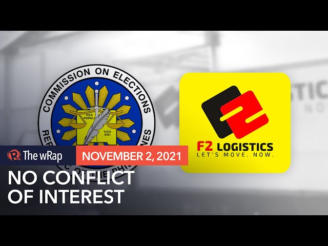 Tidak ada konflik kepentingan pada kesepakatan tahun 2022 dengan F2 Logistics – Comelec Tidak ada konflik kepentingan pada kesepakatan tahun 2022 dengan F2 Logistics – Comelec