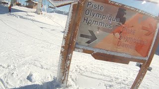 preview picture of video '1968 Winter Olympic Games, Men's Downhill Track - Chamrousse, France - shot with GoPro'