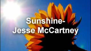Sunshine- Jesse McCartney December 2008 (hot new R&amp;B)
