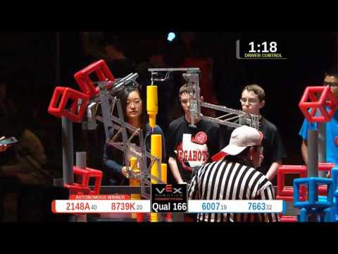 2015 VRC-MS Oppo Q166 -  (2148A 6007) 85-Opportunity Div-VRC Middle School-VEX Worlds 2015