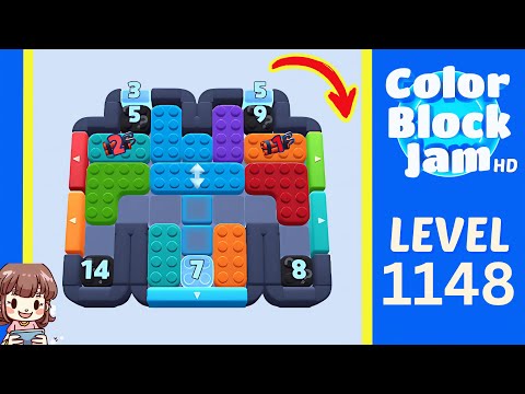 Color Block Jam Level 1148 Solution Walkthrough