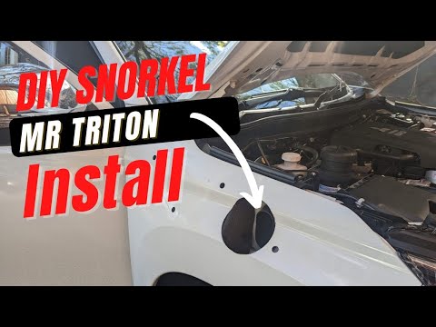 MR Mitsubishi Triton Safari Snorkel Install - Step by Step Guide